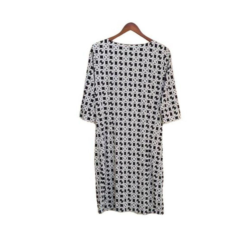 Laundry By Design Mod Chain Print Short Sleeve Sp… - image 4